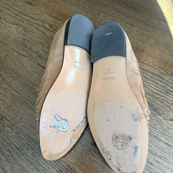 Flattered Cognac Brown Suede Dylan Loafers - Picture 7 of 9